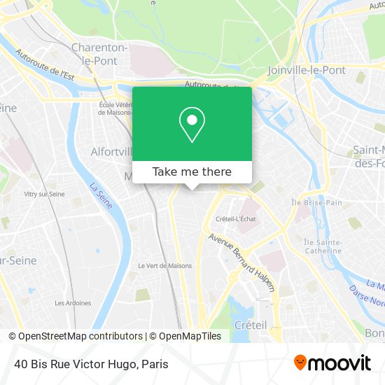 40 Bis Rue Victor Hugo map