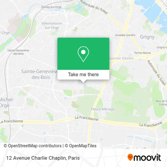 12 Avenue Charlie Chaplin map