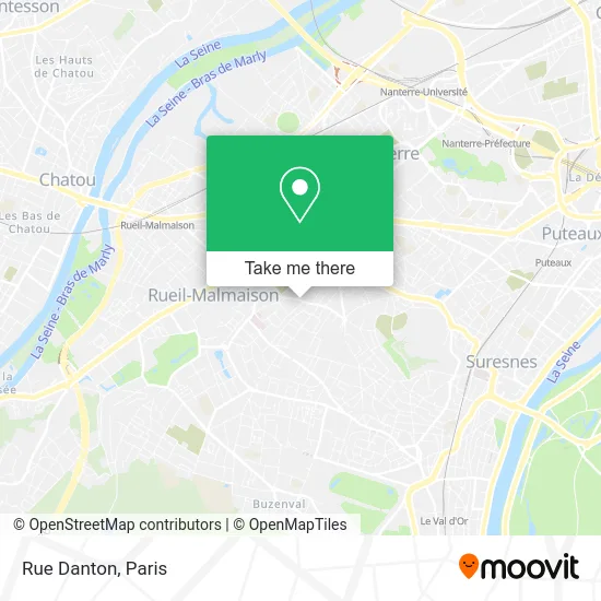 Rue Danton map