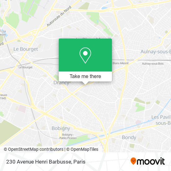 230 Avenue Henri Barbusse map