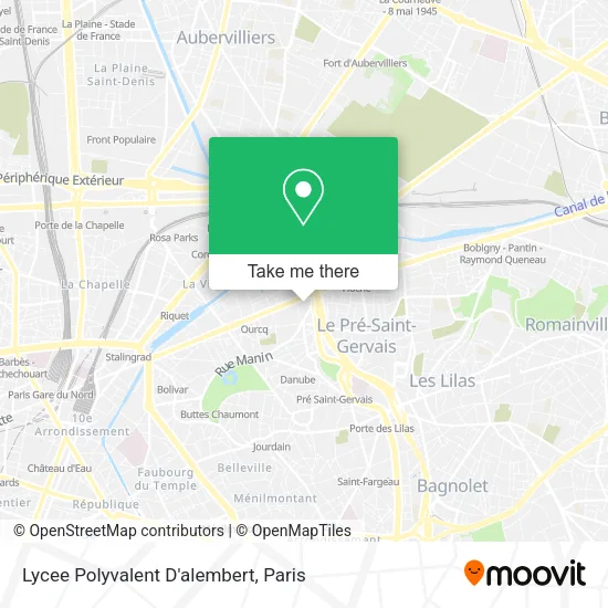 Lycee Polyvalent D'alembert map