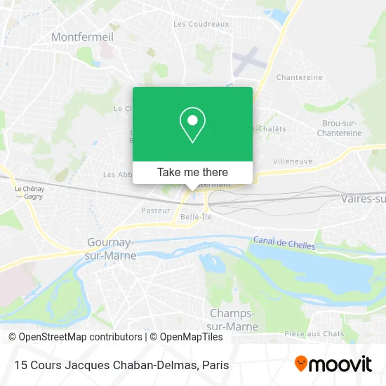 15 Cours Jacques Chaban-Delmas map