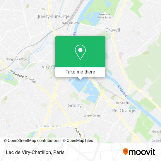 Lac de Viry-Châtillon map