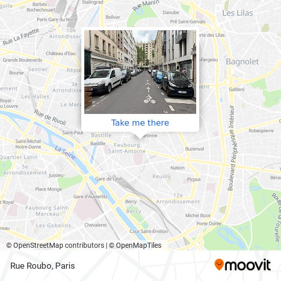 Rue Roubo map