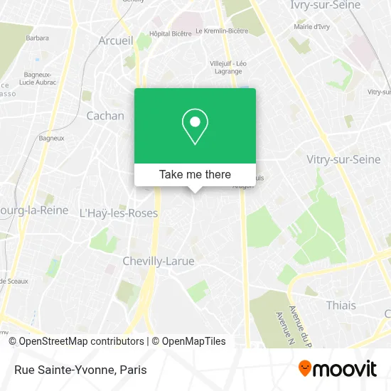 Rue Sainte-Yvonne map