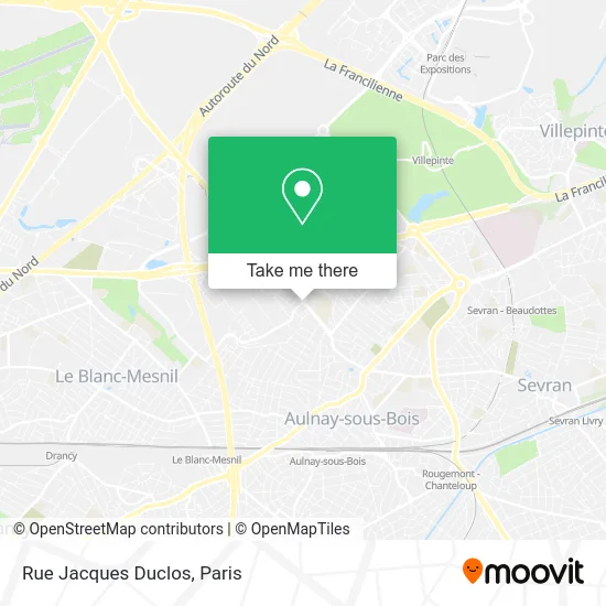 Rue Jacques Duclos map