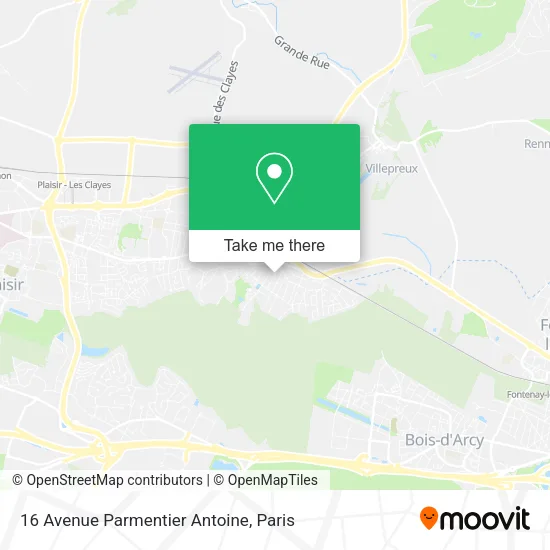 16 Avenue Parmentier Antoine map