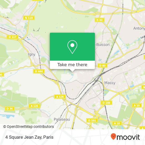 Mapa 4 Square Jean Zay