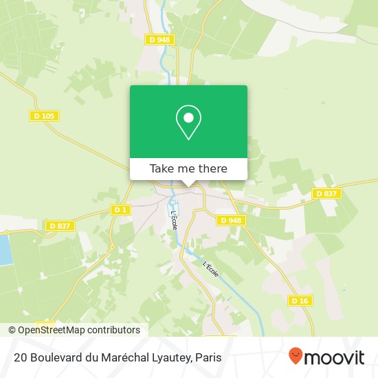 20 Boulevard du Maréchal Lyautey map