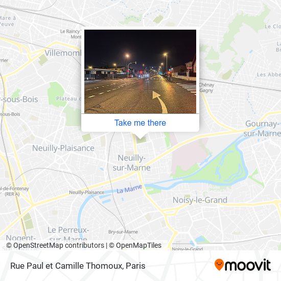 Mapa Rue Paul et Camille Thomoux