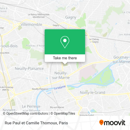 Rue Paul et Camille Thomoux map