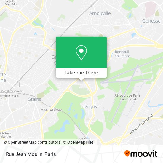 Mapa Rue Jean Moulin