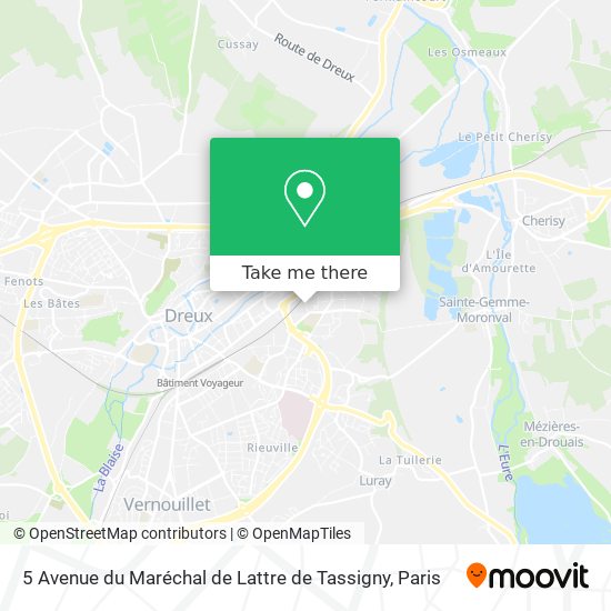 5 Avenue du Maréchal de Lattre de Tassigny map