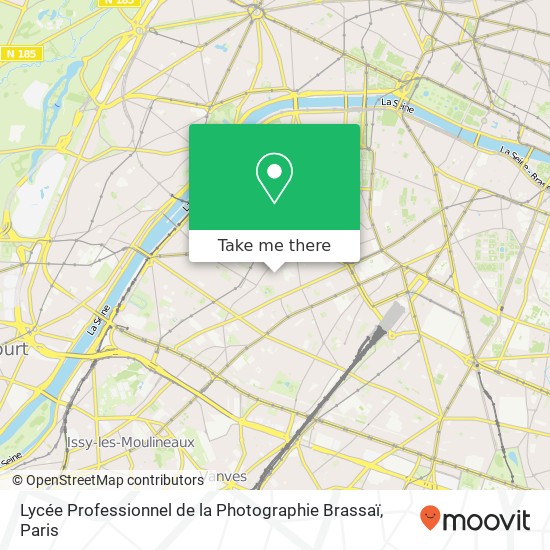 Mapa Lycée Professionnel de la Photographie Brassaï