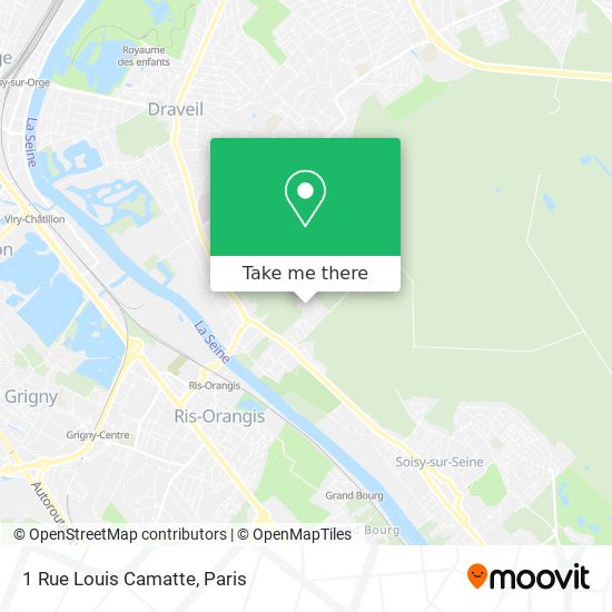 Mapa 1 Rue Louis Camatte