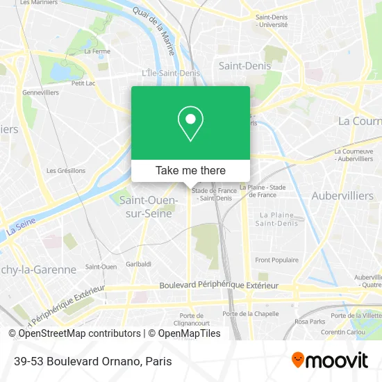 39-53 Boulevard Ornano map