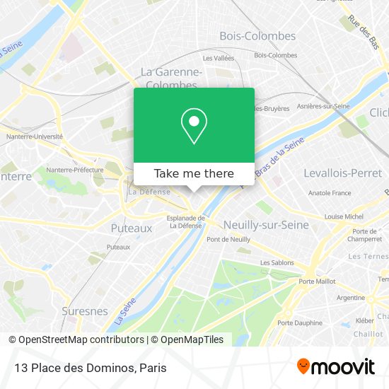 Mapa 13 Place des Dominos