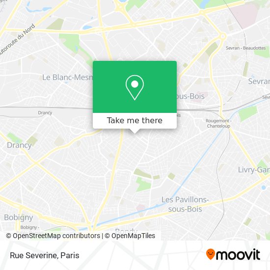 Rue Severine map
