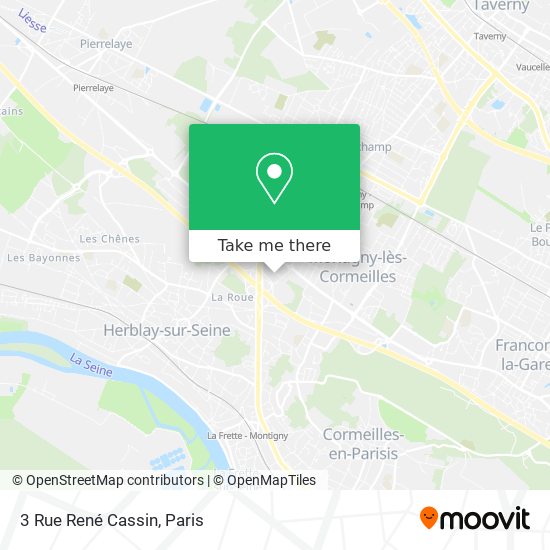 Mapa 3 Rue René Cassin