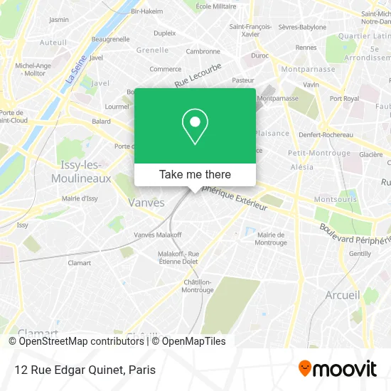 12 Rue Edgar Quinet map