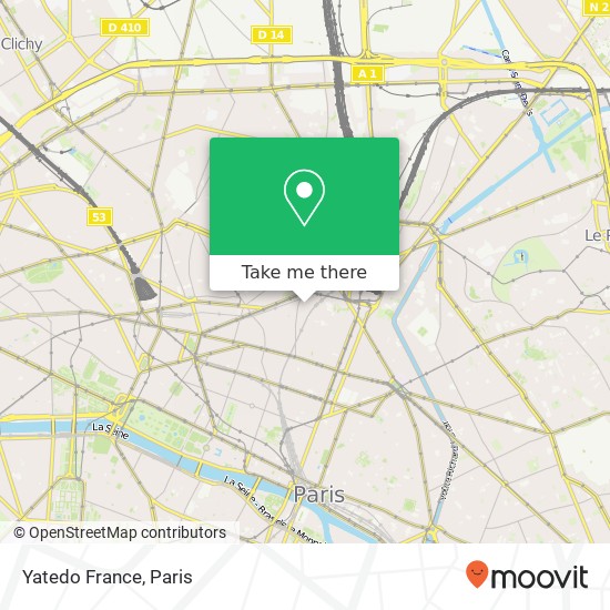 Yatedo France map