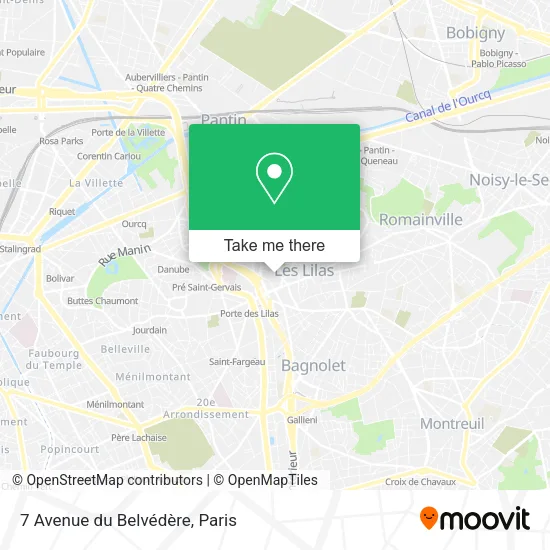 7 Avenue du Belvédère map