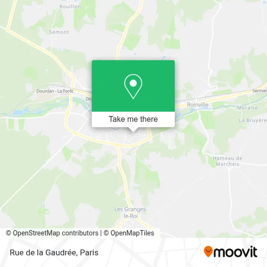 Rue de la Gaudrée map