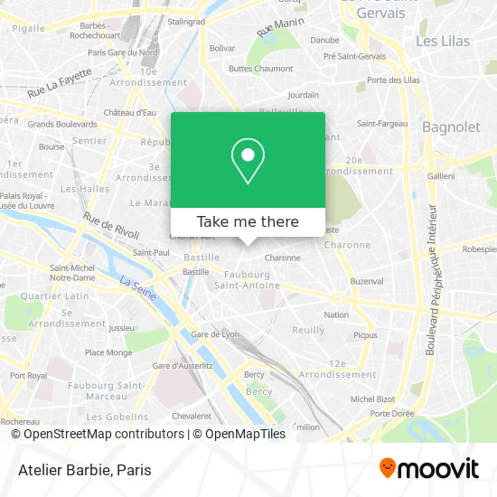Atelier Barbie map