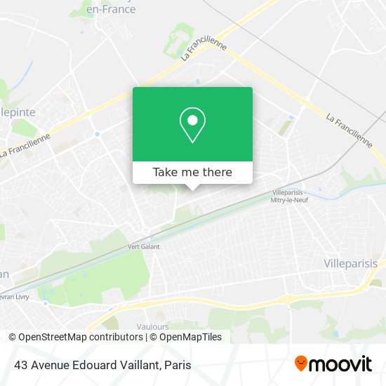 43 Avenue Edouard Vaillant map