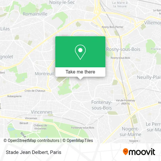 Stade Jean Delbert map