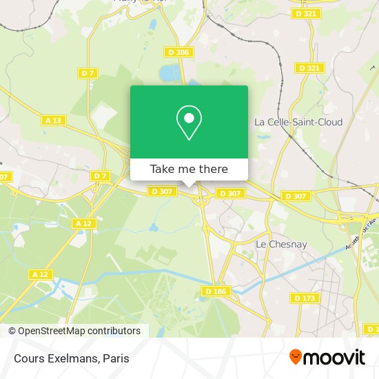 Cours Exelmans map