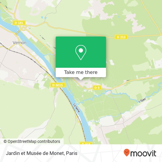 Jardin et Musée de Monet map