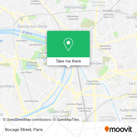 Rue du Bocage map