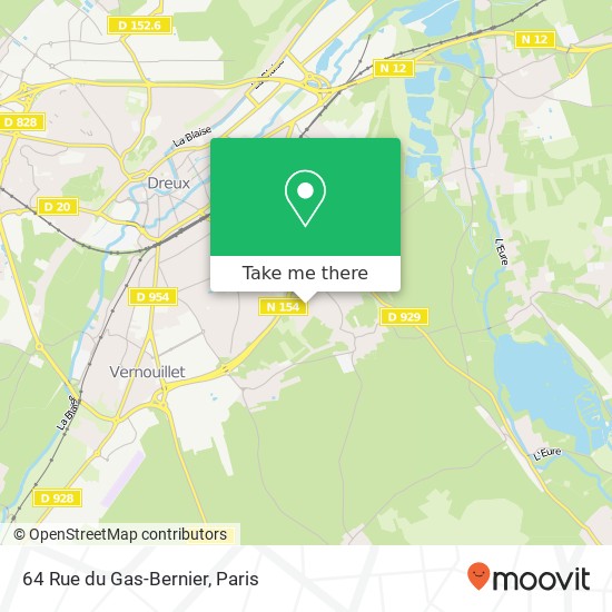 64 Rue du Gas-Bernier map