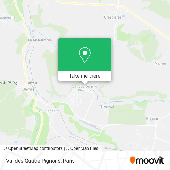 Val des Quatre Pignons map