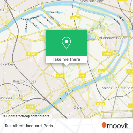 Rue Albert Jacquard map