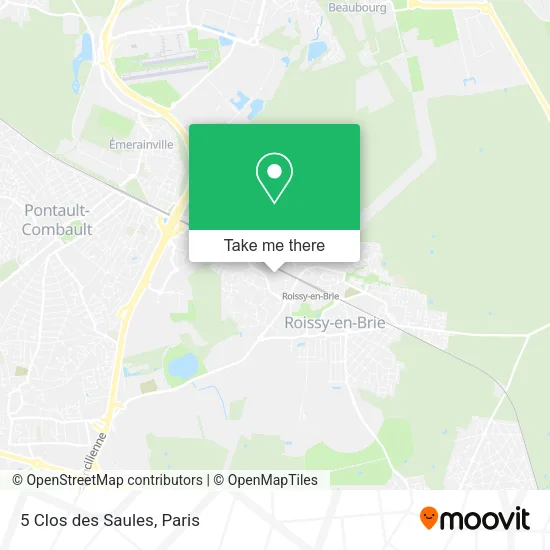 5 Clos des Saules map