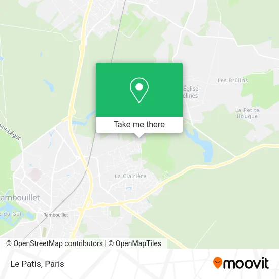 Le Patis map
