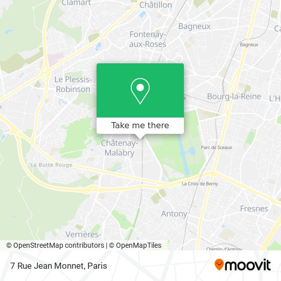 Mapa 7 Rue Jean Monnet