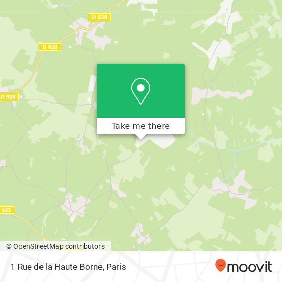 1 Rue de la Haute Borne map