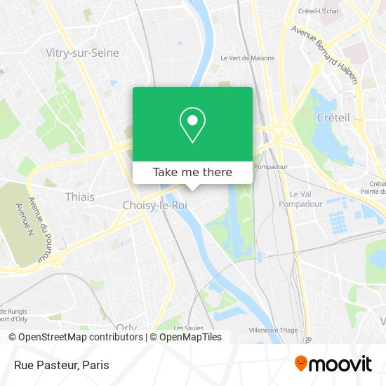 Rue Pasteur map