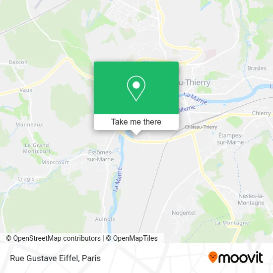 Rue Gustave Eiffel map