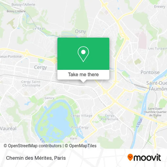 Chemin des Mérites map