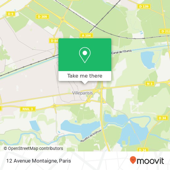12 Avenue Montaigne map