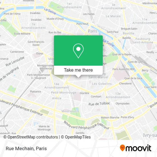 Rue Mechain map