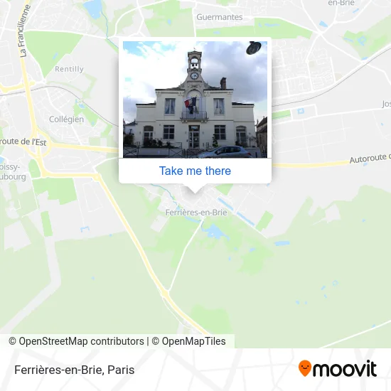Ferrières-en-Brie map