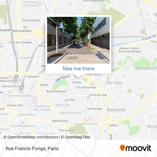 Rue Francis Ponge map