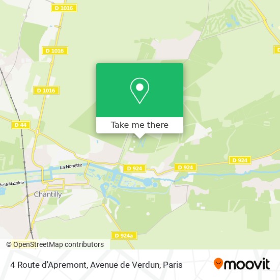 4 Route d'Apremont, Avenue de Verdun map
