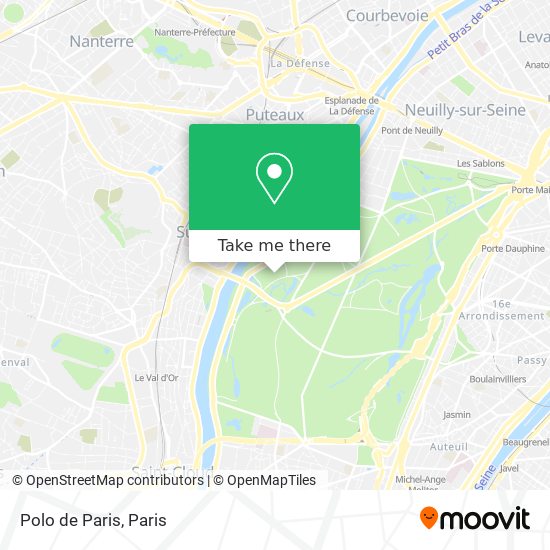 Mapa Polo de Paris