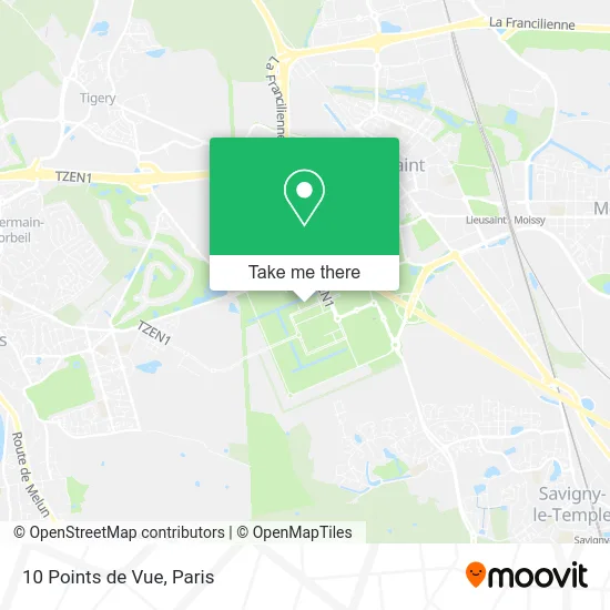 10 Points de Vue map